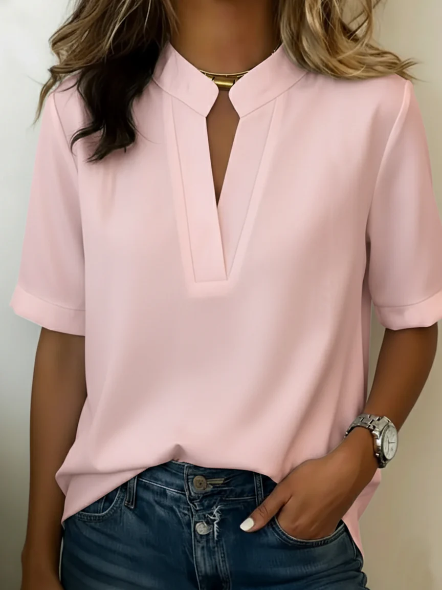 Lunvessa | Camicia A Maniche Corte Relaxed - Image 4