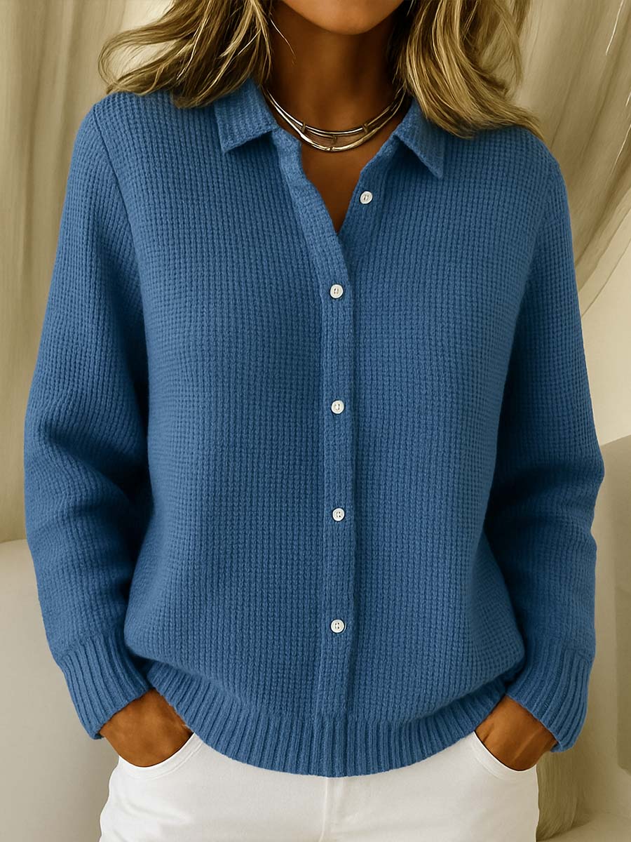 Maeve | Cardigan Classico In Maglia Con Bottoni - Image 2