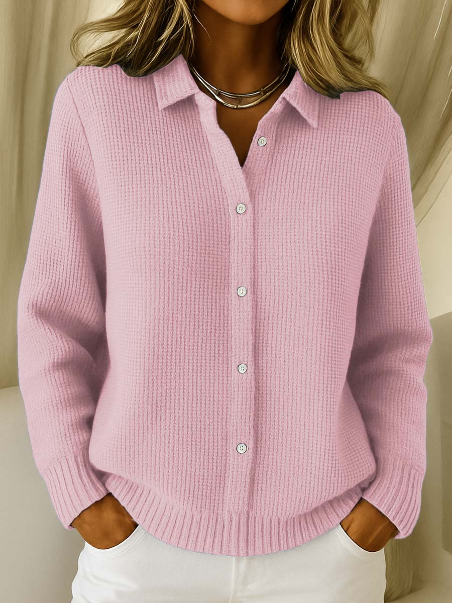 Maeve | Cardigan Classico In Maglia Con Bottoni - Image 3