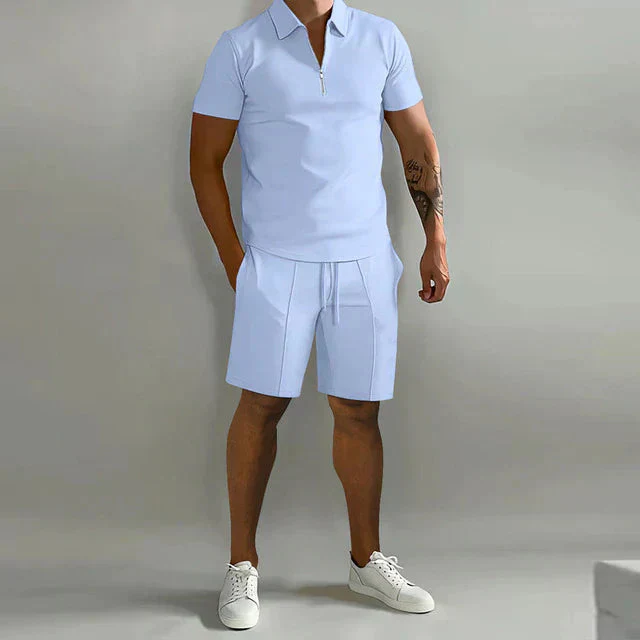 Neylor | Set Estivo Di Lusso Da Uomo Polo E Pantaloncini Elegante - Image 3