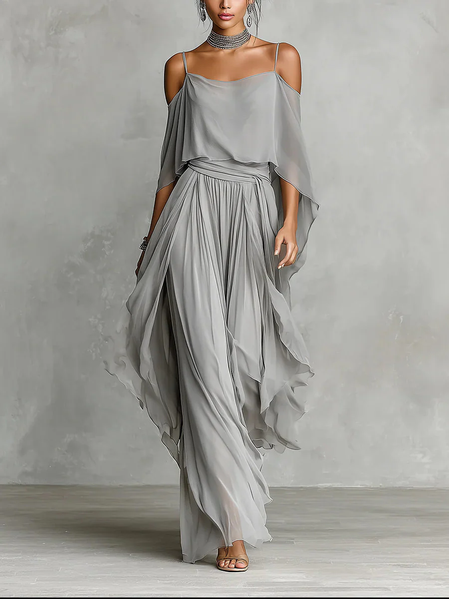 Paola – Completo Leggero Con Spalle Scoperte