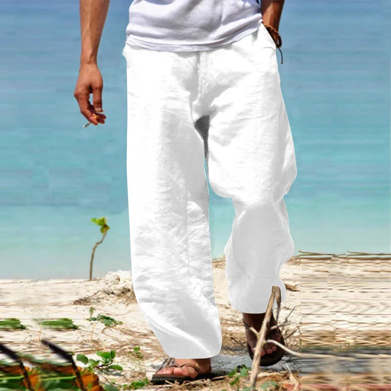 Riviera | Pantaloni In Lino Da Uomo - Image 5