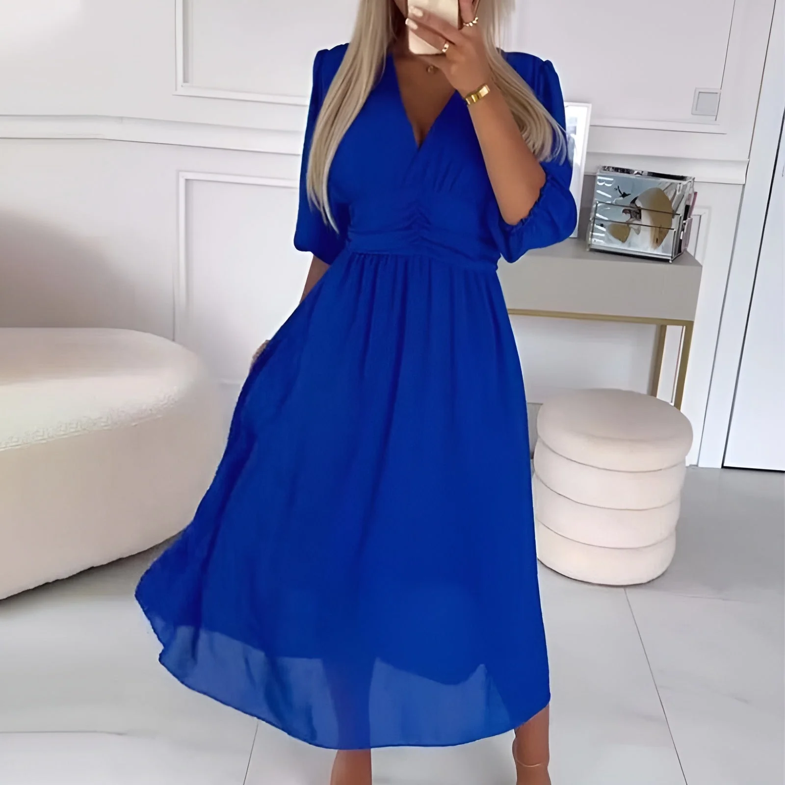 Sabrina - Abito leggero in chiffon di seta - Image 5