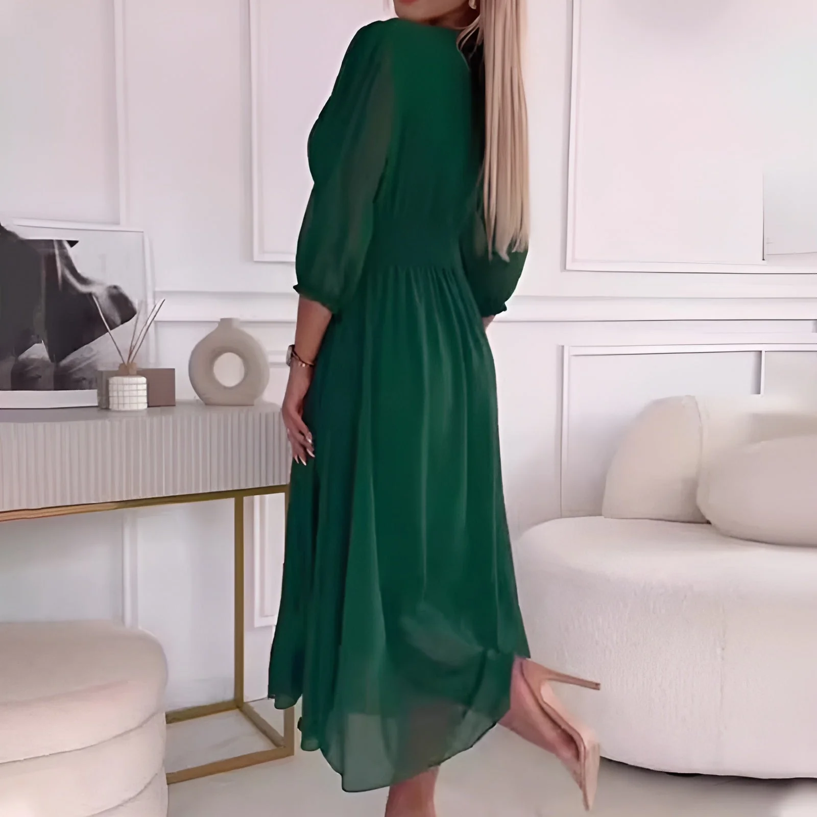Sabrina - Abito leggero in chiffon di seta - Image 6