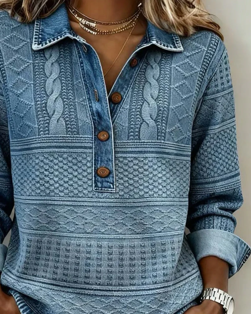 Sofia | Maglione Moderno Con Bottoni A Metà - Image 4
