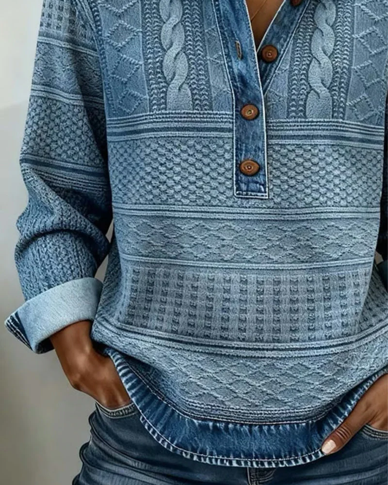 Sofia | Maglione Moderno Con Bottoni A Metà - Image 7