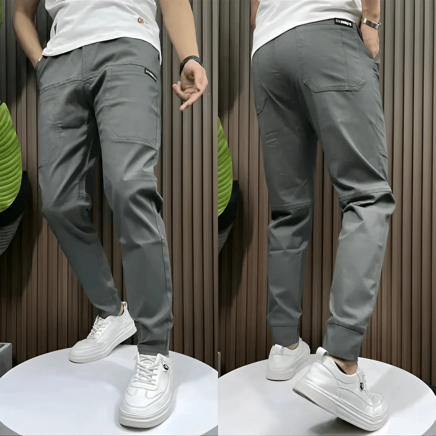Tommaso - Pantaloni Cargo Streatch Premium - Image 3