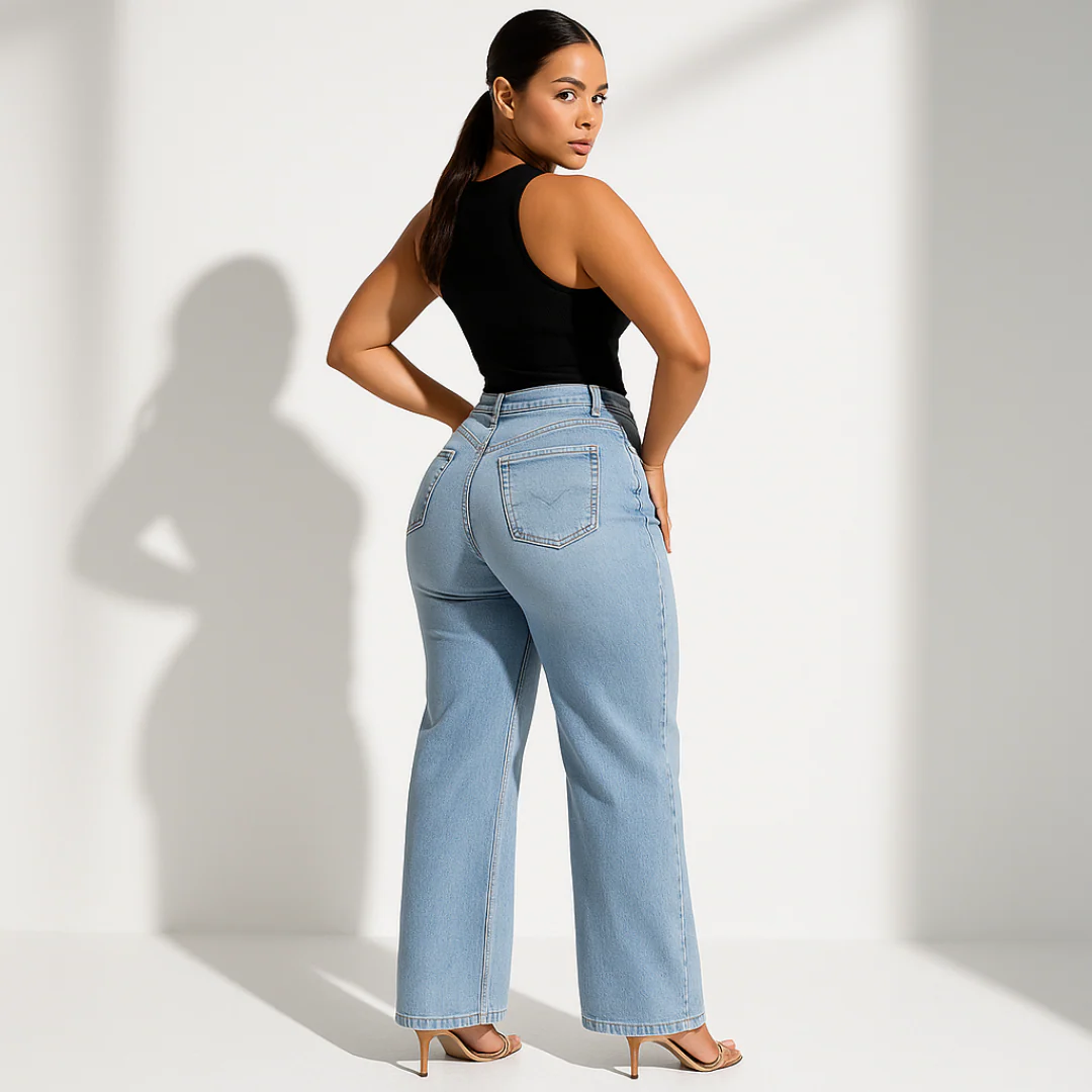 Valvari | Jeans Elasticizzati A Vita Medio-Bassa - Image 3