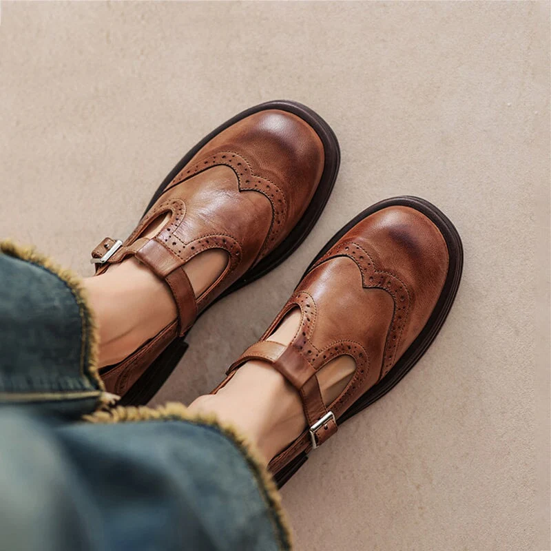 Velda | Eleganti Mary Janes In Pelle - Image 3
