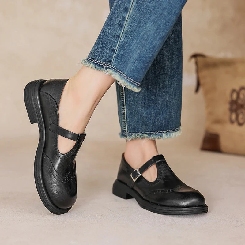 Velda | Eleganti Mary Janes In Pelle - Image 4