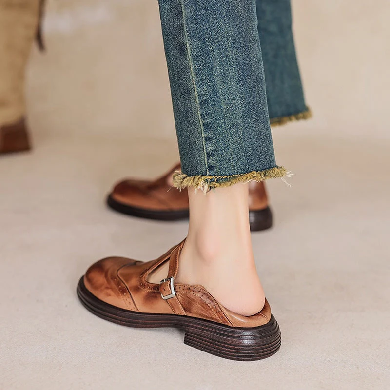 Velda | Eleganti Mary Janes In Pelle - Image 9