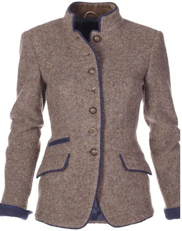 Victoria – Cardigan Elegante Con Colletto Alto - Image 3