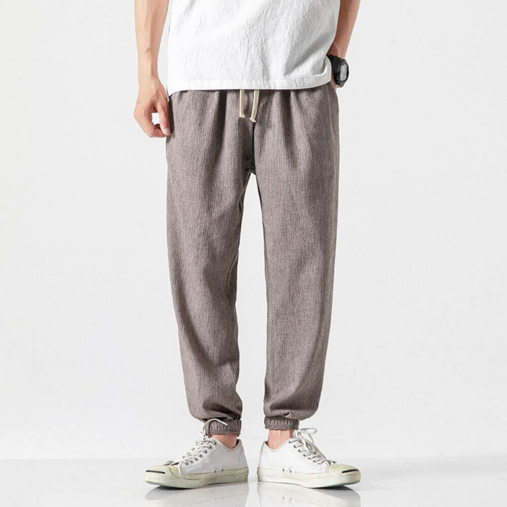 Yoko- Pantaloni Comfort Leggeri In Cotone - Image 6