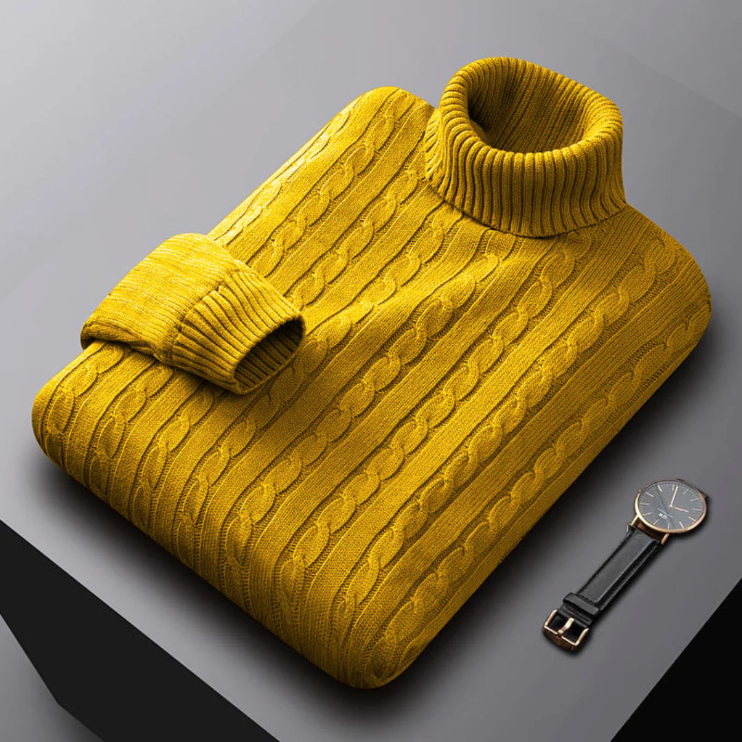 Zane | Maglione a Collo Alto Elegante - Image 3