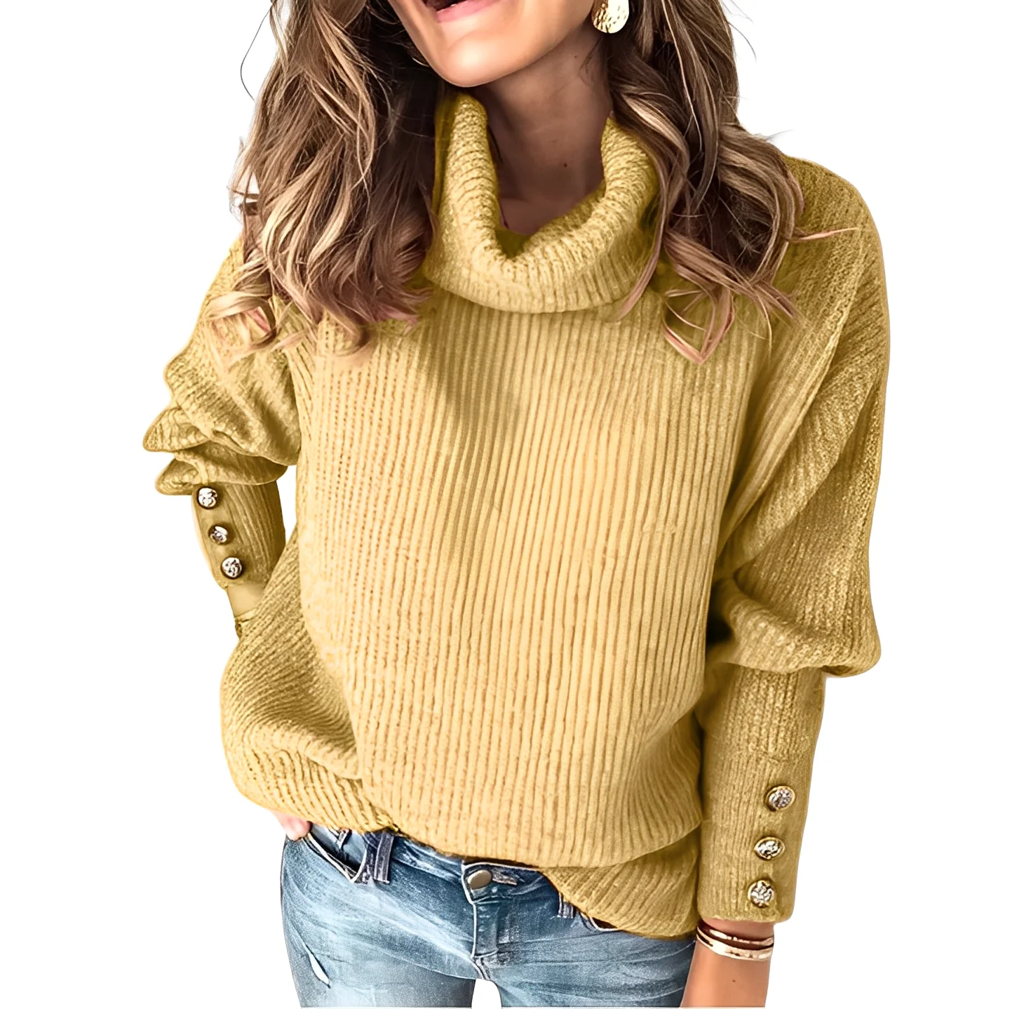 Zowie | Maglione A Collo Alto Da Donna - Image 2